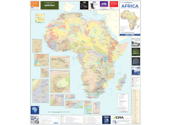 Africa Mining Map - Digital