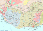 Western Africa Digital Map - Digital